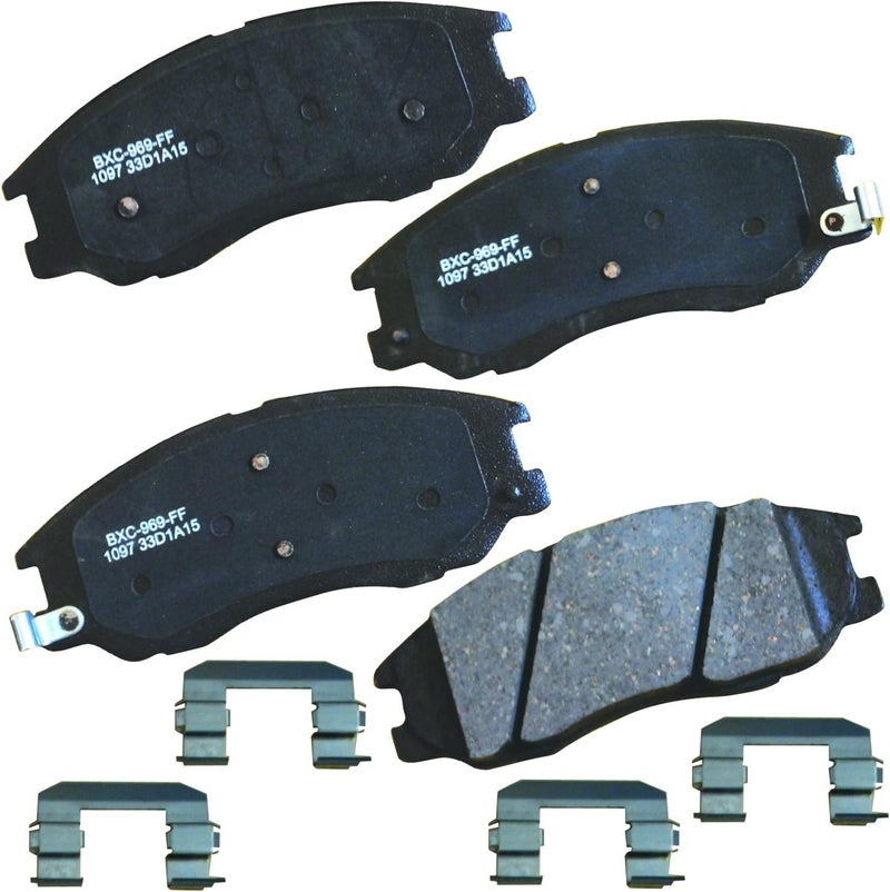 Bendix Premium SBC1097 Ceramic Front Brake Pads for Kia Sedona 2005-2004 - Image 1